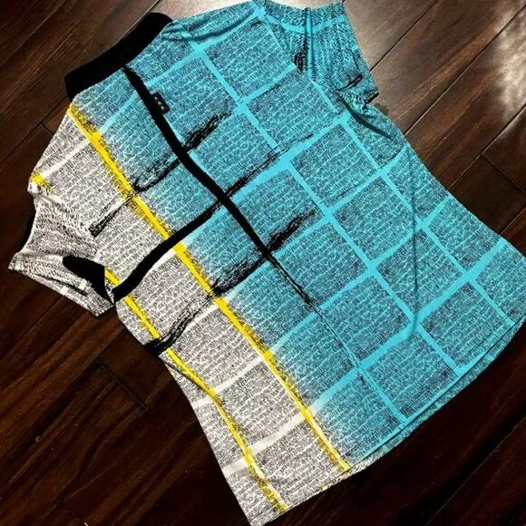 Jamie Sadock 1/4 Zip Slinky Pullover Woman's Short Sleeve Golf Shirt SZ M - Picture 7 of 9